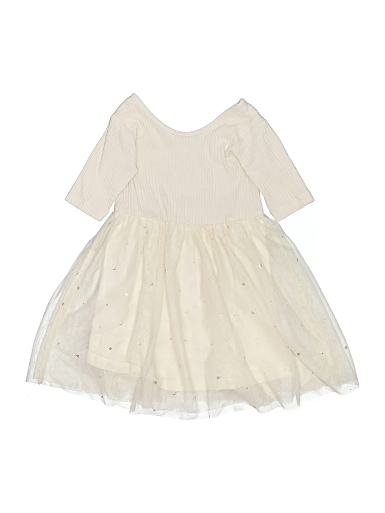 Pre-owned Hanna Andersson Kids' Dress In Ivory