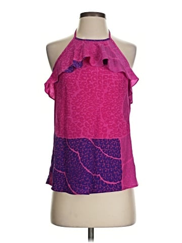 Trina Turk Sleeveless Silk Top (view 1)