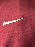 Nike 100% Polyester Burgundy Pullover Hoodie Size L - photo 9