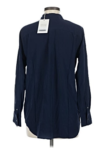 Everlane Long Sleeve Silk Top (view 2)
