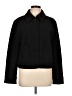 Zara Solid Black Coat Size L - photo 1
