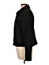 Zara Solid Black Coat Size L - photo 5
