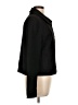 Zara Solid Black Coat Size L - photo 4