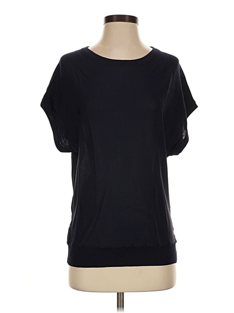 Pre-owned Cyrus Short Sleeve Top Blue Boatneck Tops