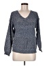 Unbranded 100% Polyester Tweed Blue Pullover Sweater Size M - photo 1