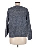 Unbranded 100% Polyester Tweed Blue Pullover Sweater Size M - photo 2
