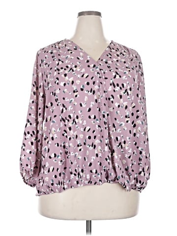 Collective Concepts 3/4 Sleeve Blouse (view 1)