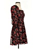 Mi ami 100% Polyester Floral Black Cocktail Dress Size S - photo 4