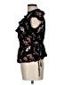 Blue Rain Black Short Sleeve Blouse Size L - photo 5