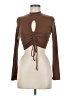 Heart & Hips Brown Long Sleeve Turtleneck Size M - photo 1