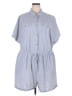 Torrid Stripes Gray Romper Size 3X Plus (3) - photo 1