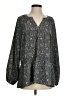 Hudson Gray 100% Polyester Gray 3/4 Sleeve Blouse Size S - photo 1