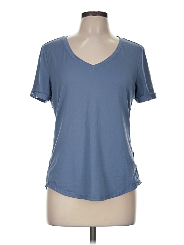 Pre-owned Assorted Brands Short Sleeve T-shirt In Blue