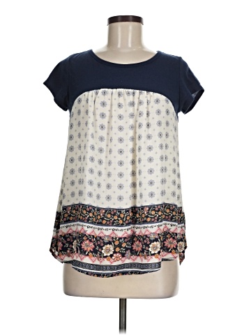Rewind Short Sleeve Blouse (view 1)
