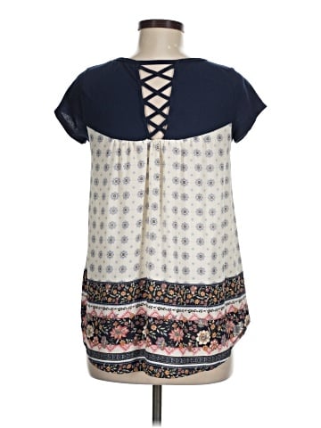 Rewind Short Sleeve Blouse (view 2)