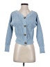 Moon & Madison 100% Polyester Blue Cardigan Size XS - photo 1