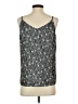 Ann Taylor LOFT 100% Polyester Gray Sleeveless Blouse Size XS - photo 2