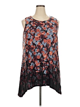Logo Layers Sleeveless Blouse