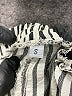 Unbranded 100% Polyester Stripes Silver Casual Pants Size S - photo 8