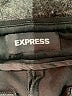 Express Solid Black Active Pants Size 10 - photo 4