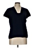 Talbots Blue Short Sleeve Top Size L - photo 1