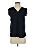 Ann Taylor LOFT 100% Polyester Black Sleeveless Blouse Size XS - photo 1