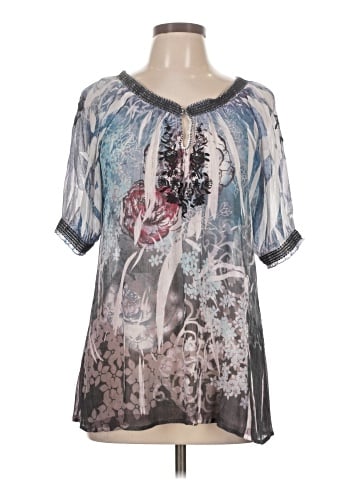 Mushka by Sienna Rose Short Sleeve Blouse (view 1)