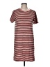 Dylan 100% Cotton Stripes Red Casual Dress Size M - photo 1