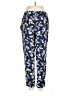 Jessica Simpson 100% Viscose Floral Blue Casual Pants Size M - photo 2