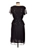 Karin Stevens 100% Polyester Stars Black Cocktail Dress Size 12 - photo 2