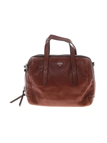 Fossil Leather Satchel (view 1)