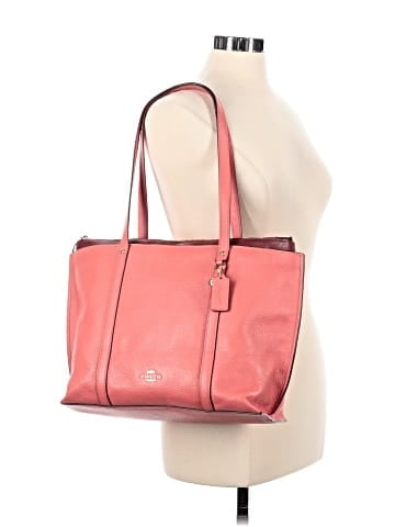 Coach Leather Tote (view 2)