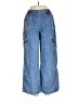 Lush Blue Cargo Pants Size S - photo 1