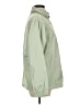 North End 100% Polyester Solid Green Windbreaker Size M - photo 4