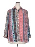 DR2 Paisley Multi Color Pink Long Sleeve Button-Down Shirt Size XXL (estimated) - photo 1