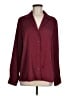 Unbranded Burgundy Long Sleeve Blouse One size - photo 1