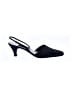 Nicole Miller 100% Leather Stars Black Heels Size 10 - photo 1