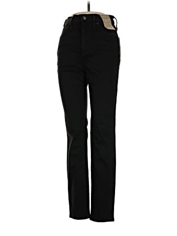 Madewell 10" High-Rise Skinny Jeans in Black Frost (view 1)