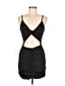 THATSSOFETCH Solid Black Cocktail Dress Size 6 - photo 1