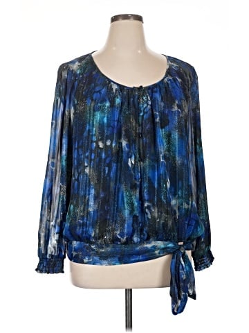 Roz & Ali Long Sleeve Blouse (view 1)