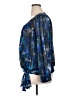 Roz & Ali 100% Polyester Blue Long Sleeve Blouse Size 14 - photo 5