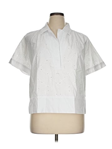 Simply Vera Vera Wang Short Sleeve Blouse (view 1)