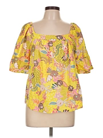 Ann Taylor LOFT Short Sleeve Blouse (view 1)