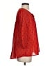 JACK Red 3/4 Sleeve Blouse Size XS - photo 4