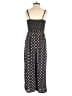 As U Wish 100% Rayon Polka Dots Black Jumpsuit Size S - photo 2