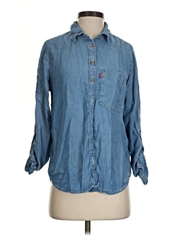 Levi's 3/4 Sleeve Button-Down Shirt (view 1)