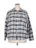 Unbranded 100% Polyester Houndstooth Gray Blue Jacket Size XXL - photo 1