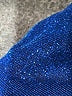 Shein Curve 100% Polyester Metallic Blue Cocktail Dress Size 12 - photo 7