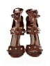 Jimmy Choo 100% Leather Brown Sandals Size EU 37 - photo 2