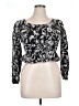 Zara Black 3/4 Sleeve Top Size XL - photo 1